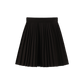 PAPILLON BROWN WOOL PLEAT SKIRT