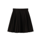 PAPILLON BROWN WOOL PLEAT SKIRT