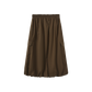 VIBE GREEN BUBBLE HEM POCKET SKIRT