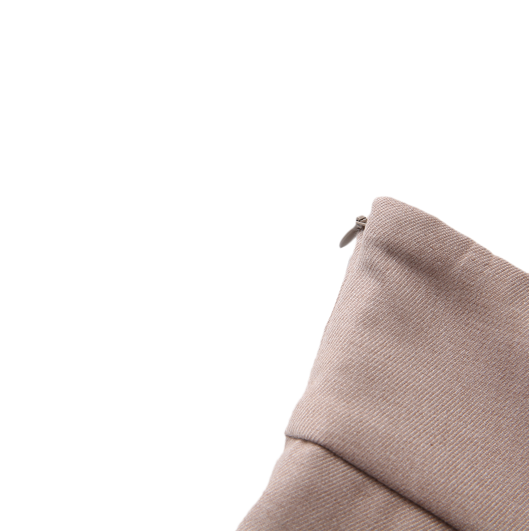 MALLORY AND MERLOT MAUVE WOOL OPEN PANEL SKIRT