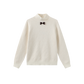 TUSTELLO CREAM/BURGUNDY KNIT BOW TURTLENECK