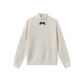 TUSTELLO CREAM/GREEN KNIT BOW TURTLENECK