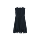 MINIMAL NAVY TAFFETA COLLAR JUMPER
