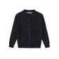 HARPER JAMES NAVY PINSTRIPE KNIT CARDIGAN