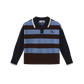 VIBE BLUE WIDE STRIPE SWEATER