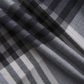 MALLORY AND MERLOT GREY PLAID RAW EDGE BUCKLE SKIRT