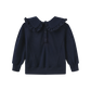 PHIL AND PHOEBE NAVY LOGO GIRL SWEATERSHIRT SET