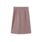 MALLORY AND MERLOT DUSTY PINK WOOL STITCH POCKET SKIRT