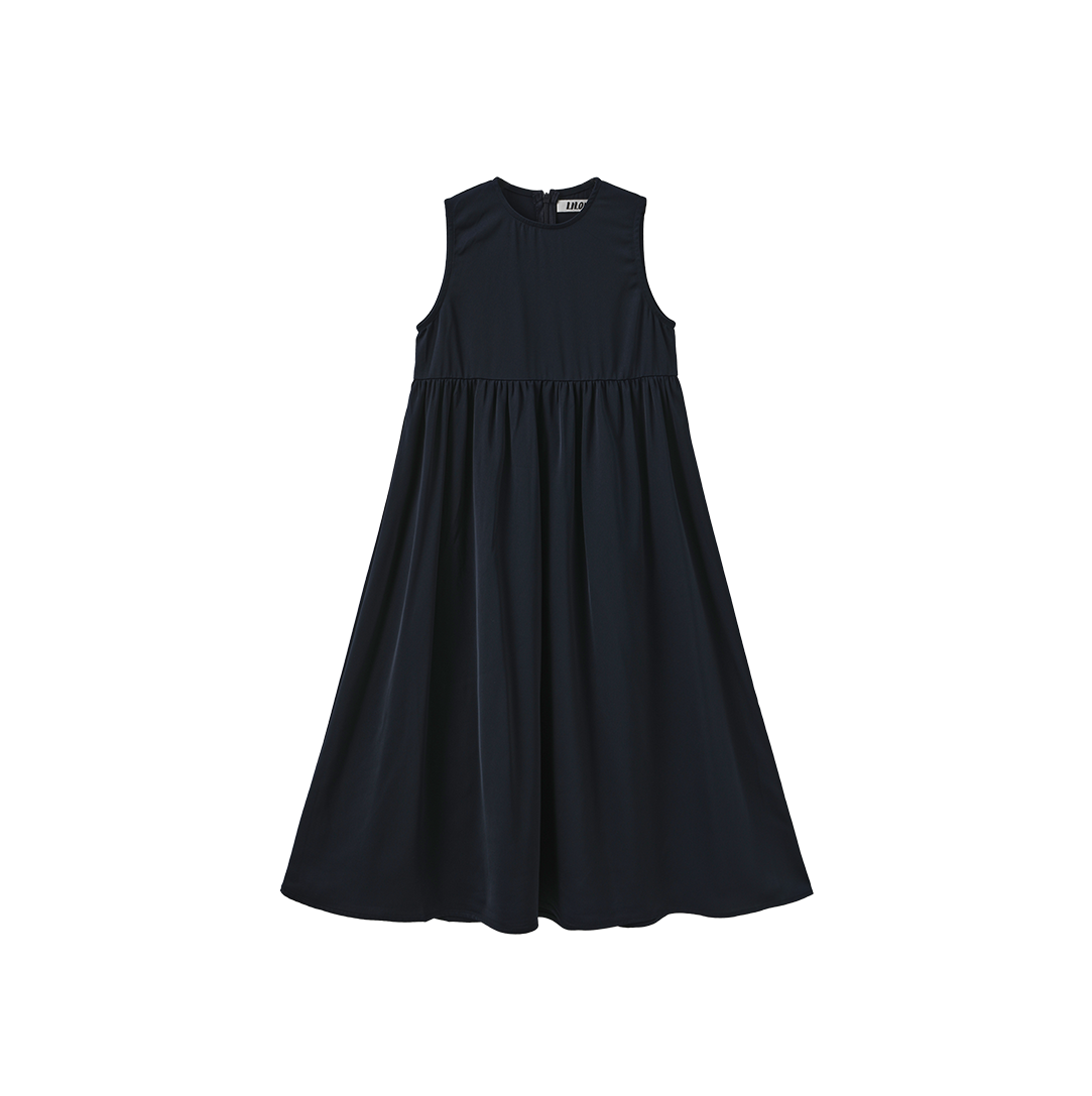 LILOU NAVY SCALLOP SHRUG/ROBE SET