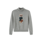 N+A GREY PATCH DETAIL SWEATER