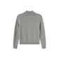 N+A GREY PATCH DETAIL SWEATER