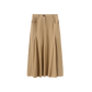 N+A NATURAL CANVAS A LINE SKIRT