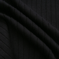 TUSTELLO BLACK KNIT RIBBED TRIM VEST