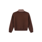 N+A BROWN COLLAR SWEATSHIRT