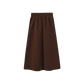 N+A BROWN SWEATSHIRT MIDI SKIRT