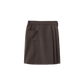 ONE CHILD BROWN WOOL SKIRT