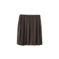 ONE CHILD BROWN WOOL SKIRT