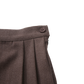 ONE CHILD BROWN WOOL SKIRT