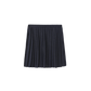 HELLO YELLOW BLUE DENIM WAISTED PLEAT SKIRT