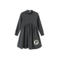 PHIL AND PHOEBE GREY CREST SWEATSHIRT DRESS