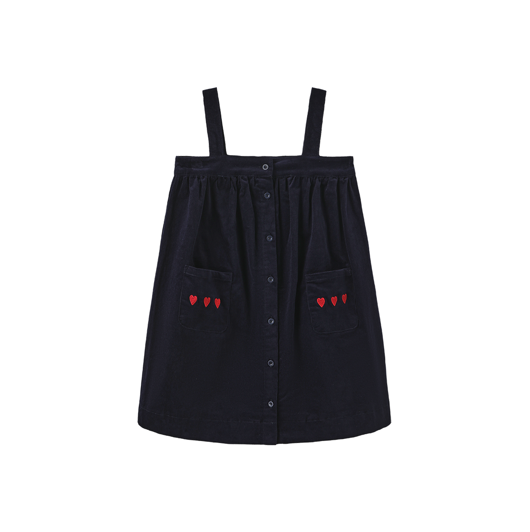 CREATIVE GENIUS NAVY CORDUROY JUMPER