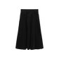 N+A BLACK RUSTIC DROP PANEL CORDUROY SKIRT