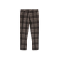 HARPER JAMES BROWN PLAID WOOL PANTS