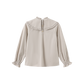 MALLORY AND MERLOT CREAM OVERSIZE COLLAR BLOUSE