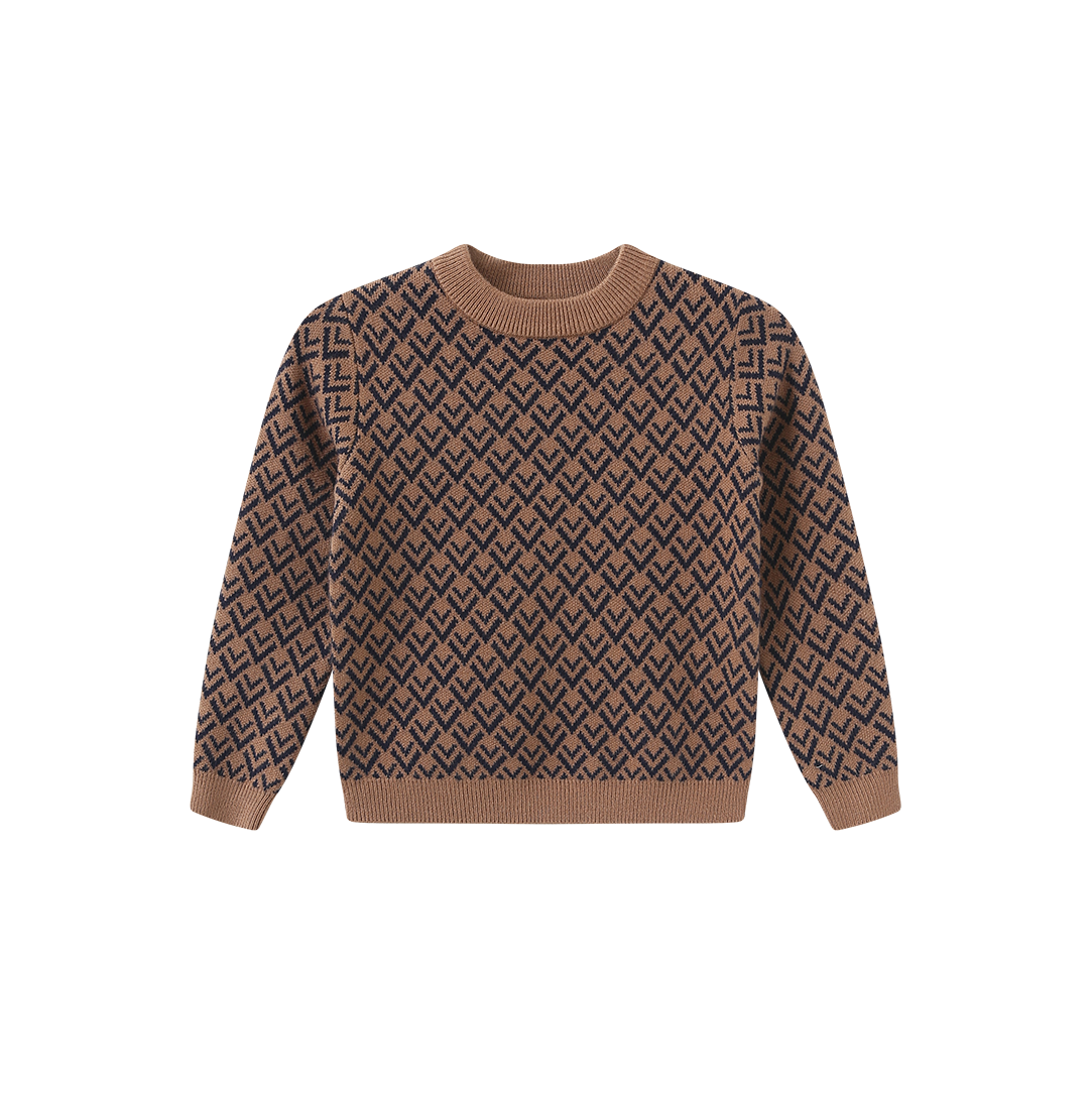 FRENCH HERITAGE BROWN/NAVY V DESIGN SET