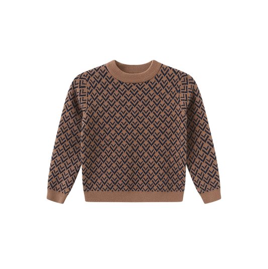 FRENCH HERITAGE BROWN/NAVY V DESIGN SET