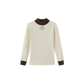 PHIL AND PHOEBE IVORY RIBBED TURTLENECK
