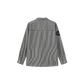 VIBE BLACK STRIPE LOGO BLOUSE