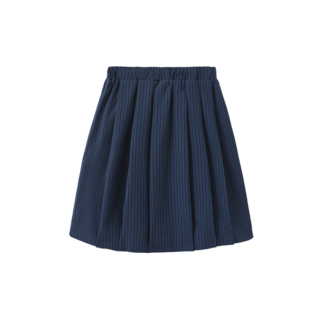 VALEN VEE BLUE LOVE HEART PLEATED SKIRT