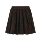 CREATIVE GENIUS BROWN LEOPARD SWEATSHIRT SKIRT