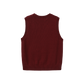 VIBE BERRY FLOWER KNIT EMBROIDERED VEST