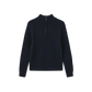 CREATIVE GENIUS NAVY CABLE KNIT SWEATER