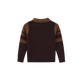 FRENCH HERITAGE BROWN/BURGUNDY STRIPE KNIT SWEATER