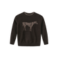 HARPER JAMES BROWN HORSE PATCH KNIT SWEATER SET