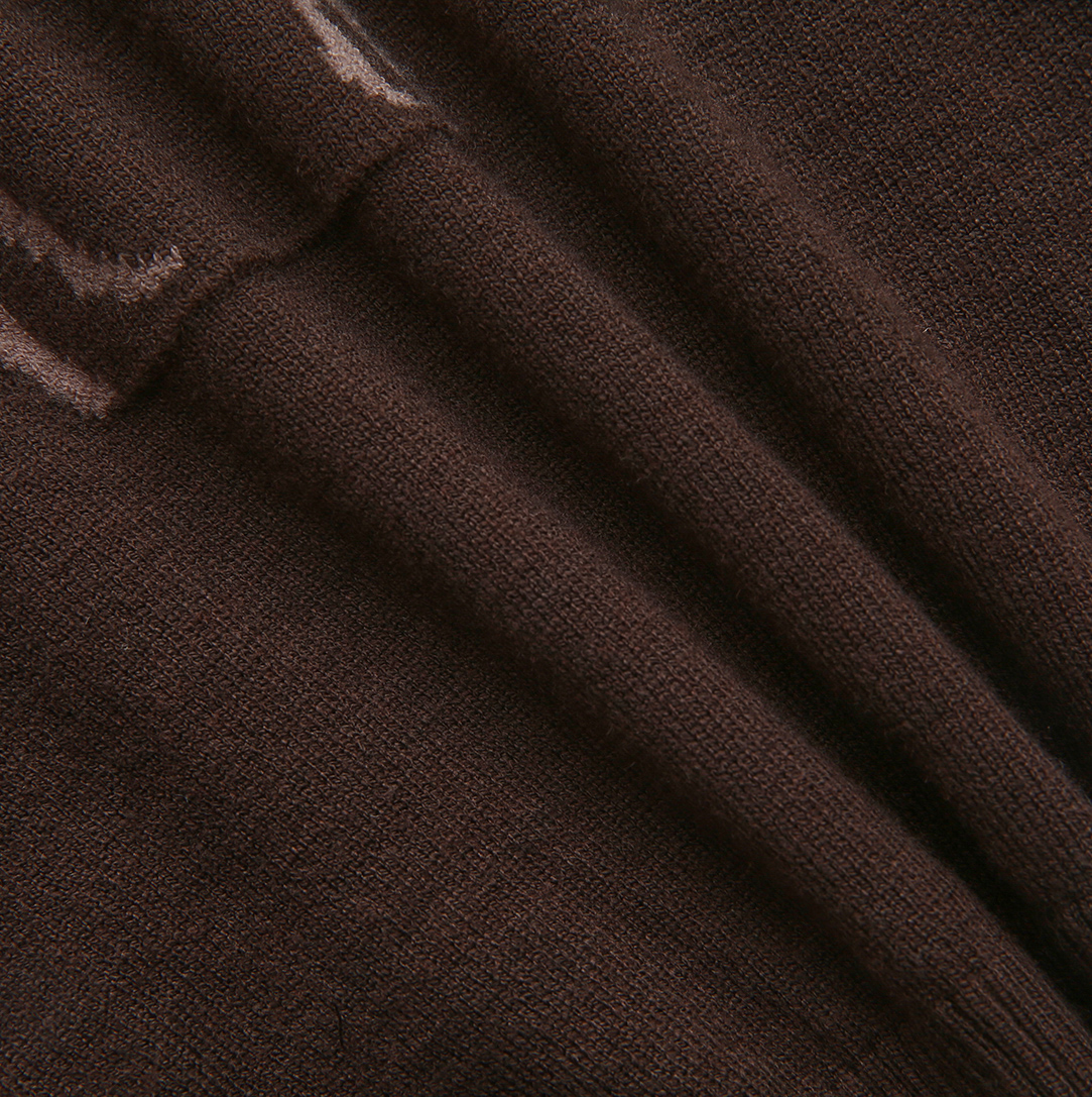 HARPER JAMES BROWN HORSE PATCH KNIT SWEATER SET