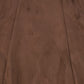 BAMBOO BROWN SUEDE PANELED SKIRT [Final Sale]