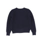 BAMBOO NAVY BRAIDED KNIT SWEATER [Final Sale]