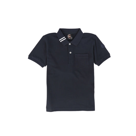 COLMAR NAVY BLUE CONTRAST COLLAR POCKET POLO T-SHIRT