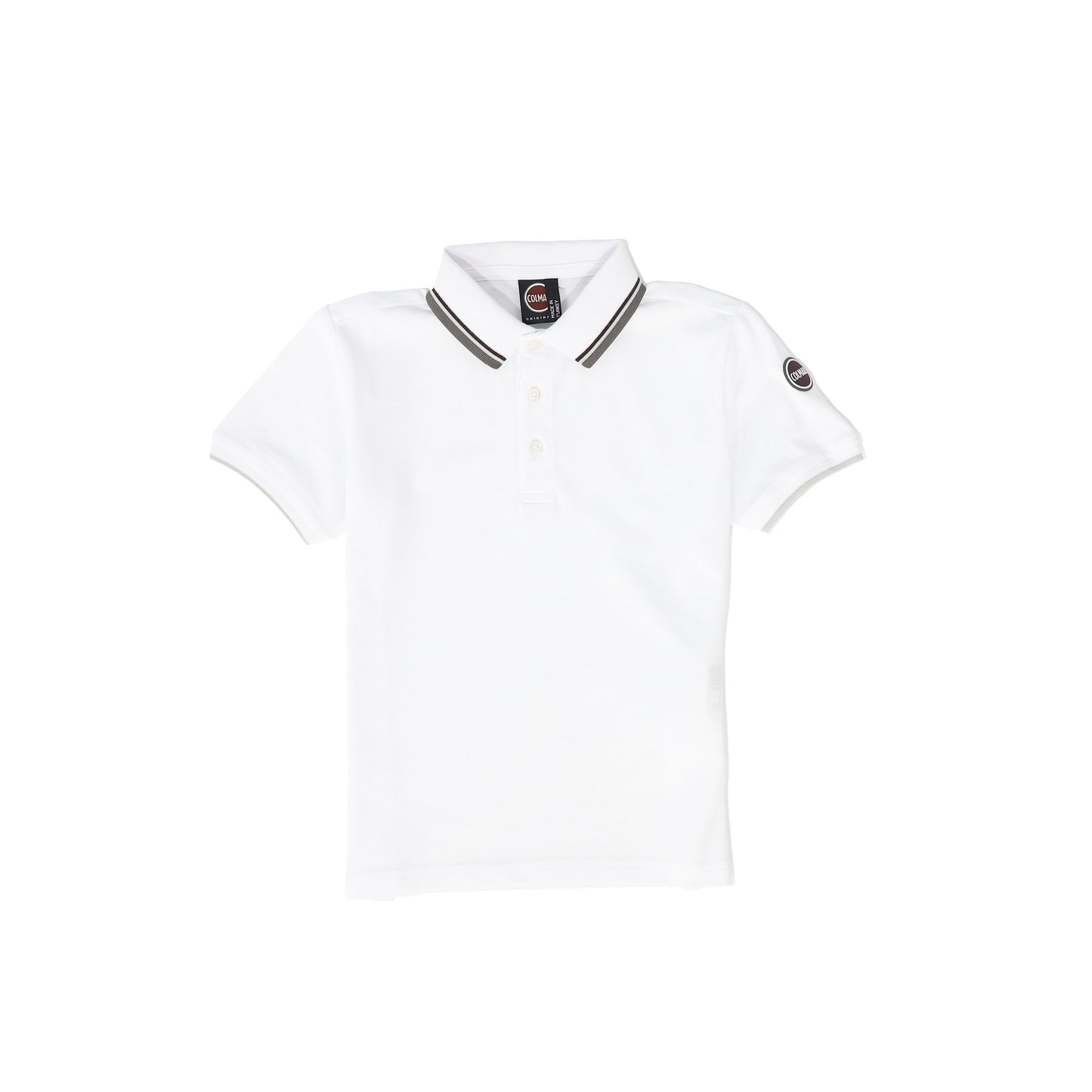 COLMAR WHITE STRIPE TRIM POLO T-SHIRT