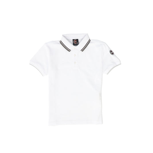 COLMAR WHITE STRIPE TRIM POLO T-SHIRT