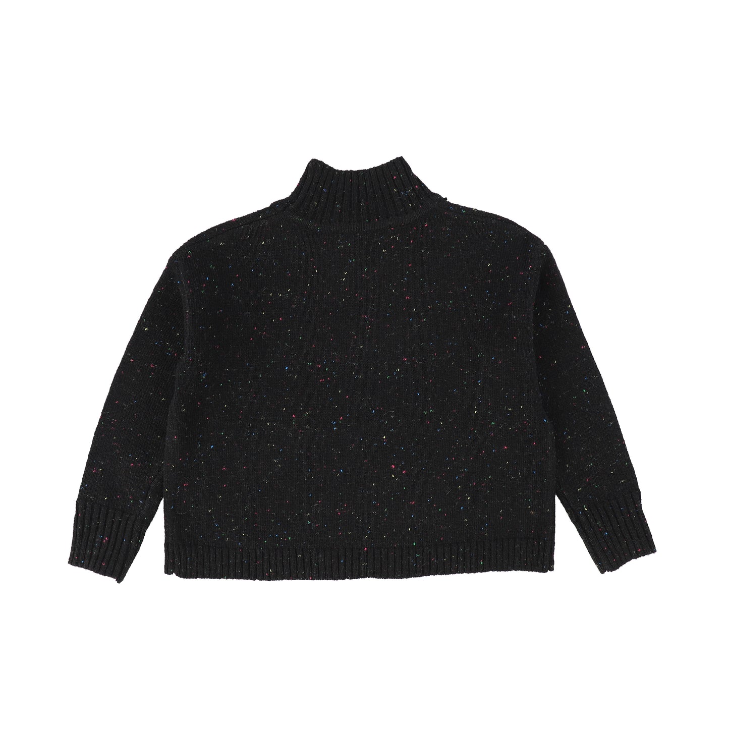 ONE CHILD BLACK SPECKLED SWEATER [Final Sale]