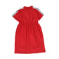 BACE COLLECTION RED PIQUE VARSITY SS DRESS