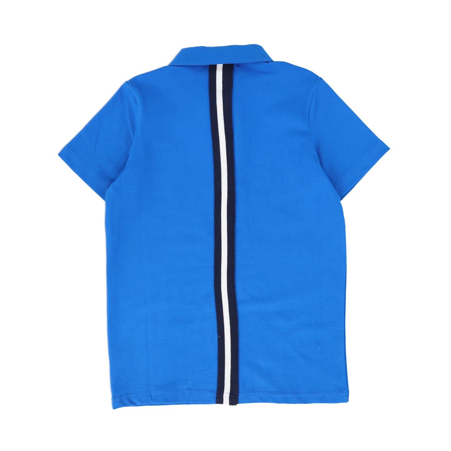 BACE COLLECTION BLUE VARSITY SS POLO [FINAL SALE]