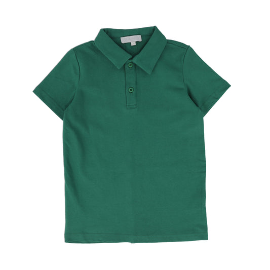 BACE COLLECTION GREEN VARSITY SS POLO
