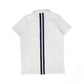 BACE COLLECTION WHITE VARSITY SS POLO