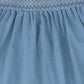 BACE COLLECTION BLUE SMOCK STICHED DETAIL SKIRT